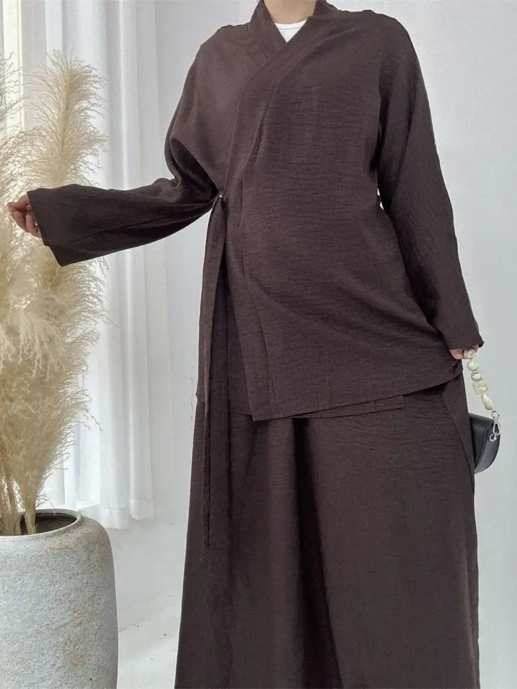 2 Piece Abaya Set