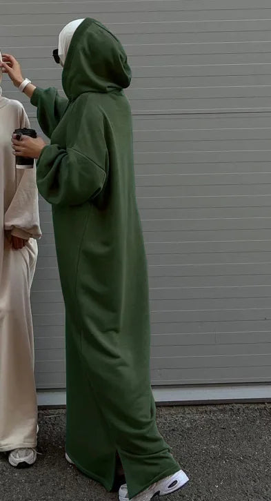 Hooded Casual Abaya