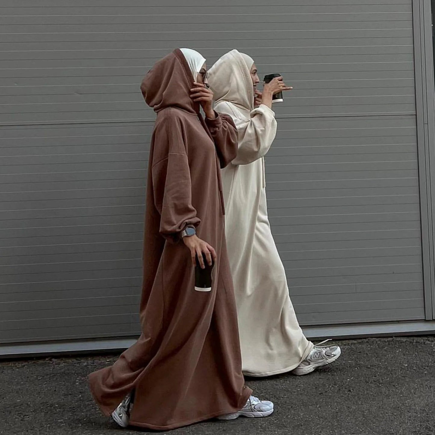 Hooded Casual Abaya