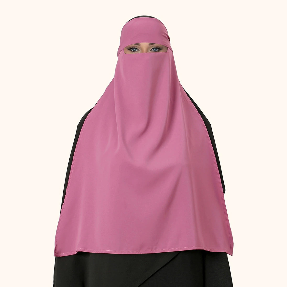 One Layer Solid Color Niqab