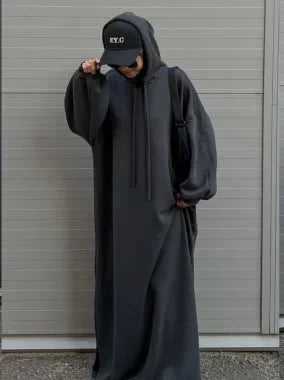 Hooded Casual Abaya