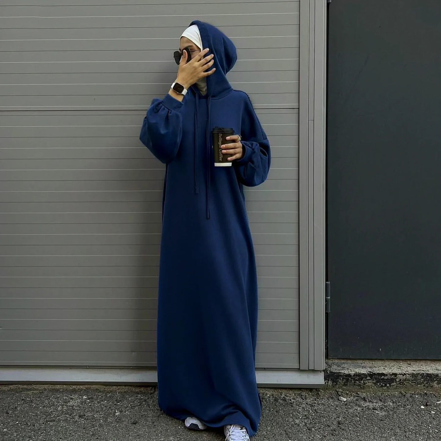 Hooded Casual Abaya