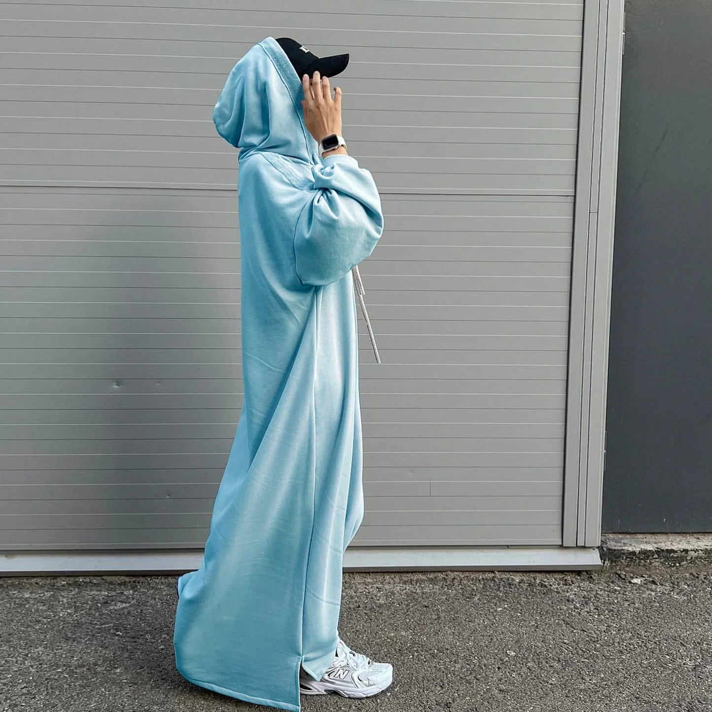 Hooded Casual Abaya