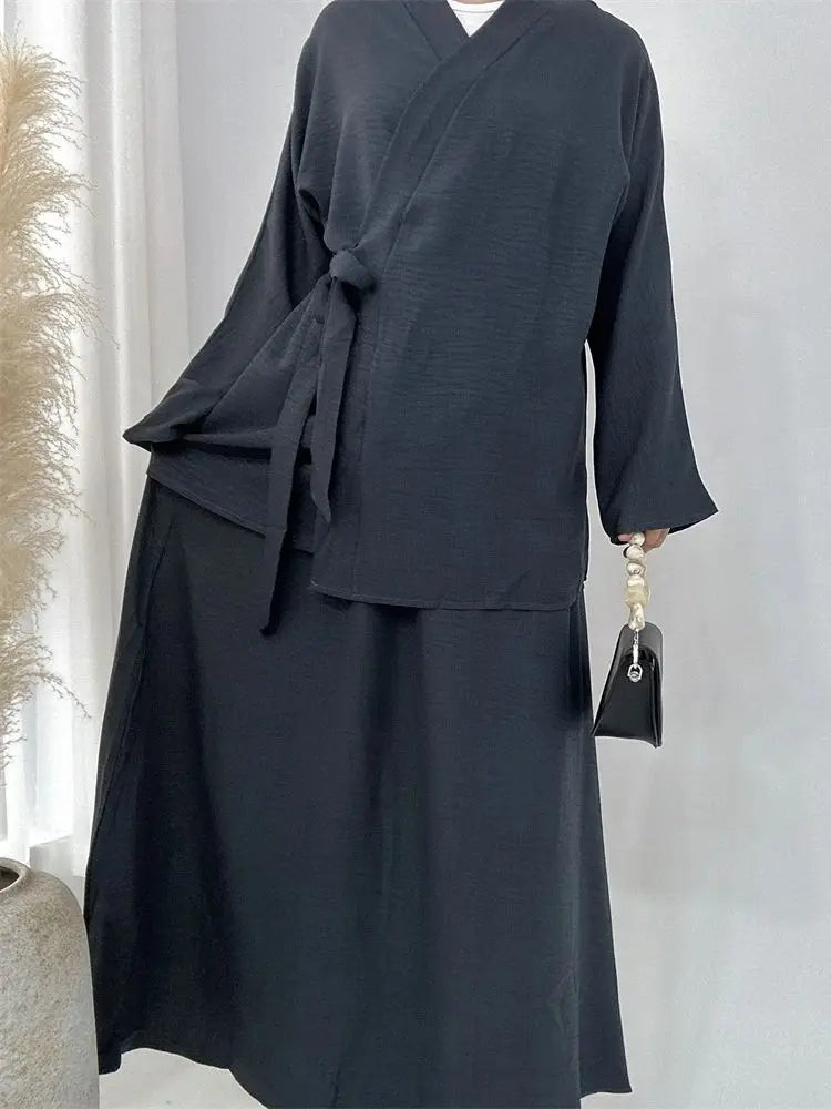 2 Piece Abaya Set