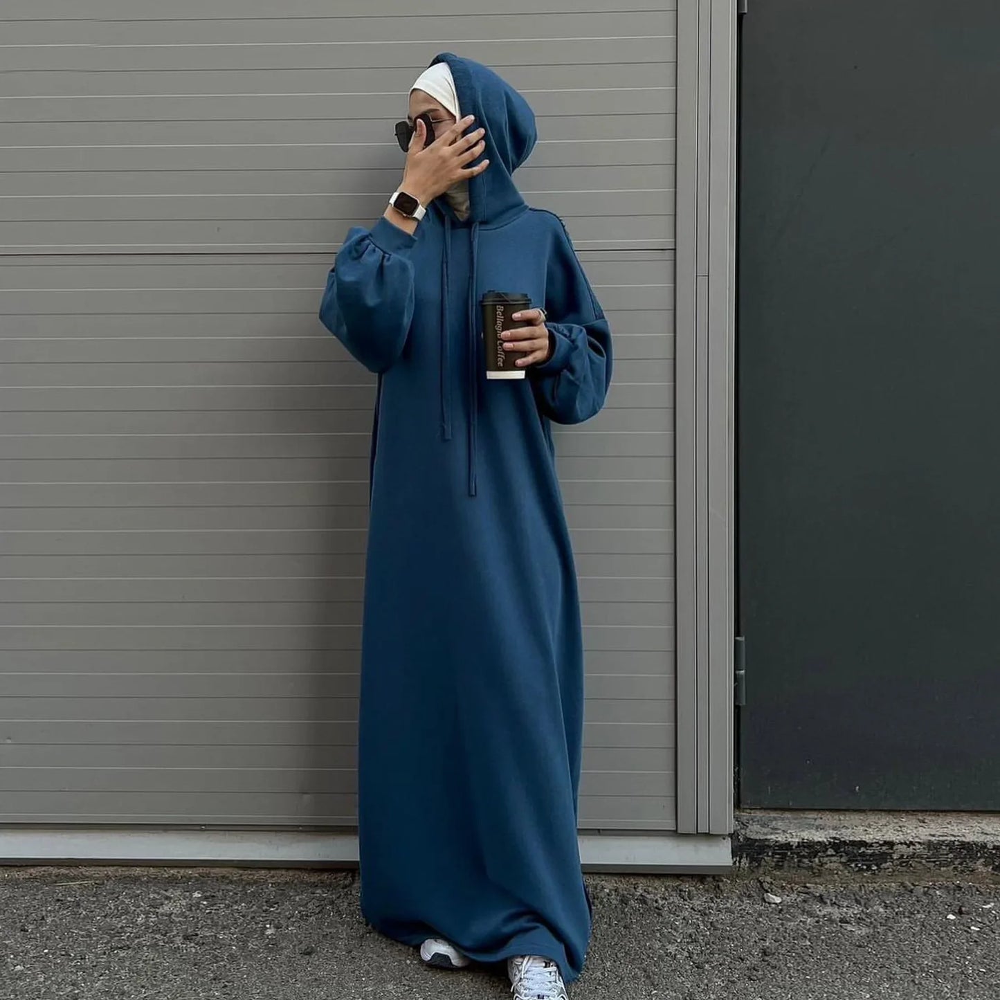 Hooded Casual Abaya