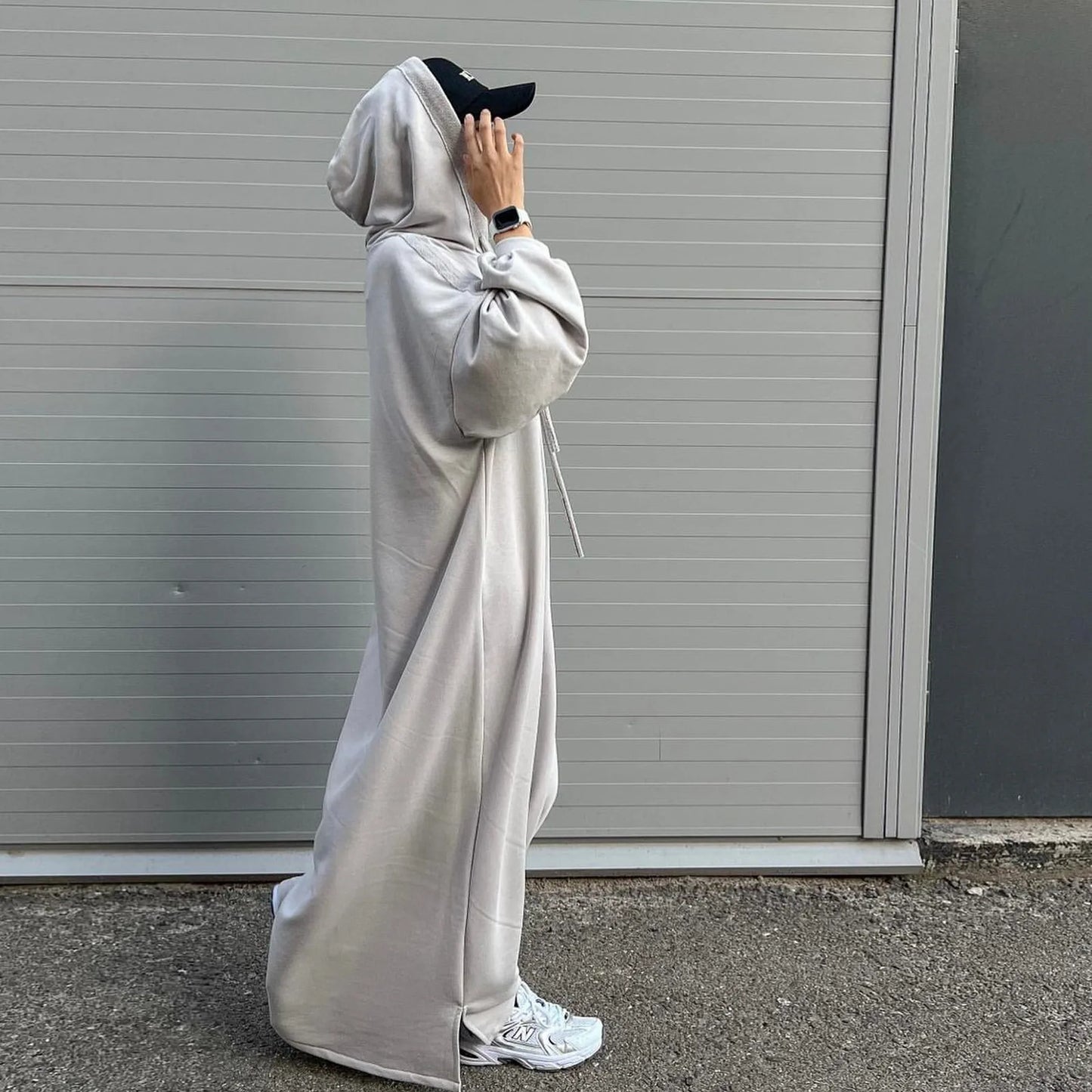 Hooded Casual Abaya