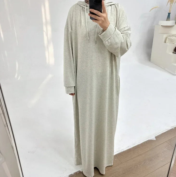 Hooded Casual Abaya