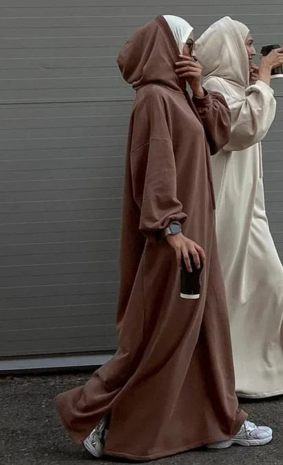 Hooded Casual Abaya