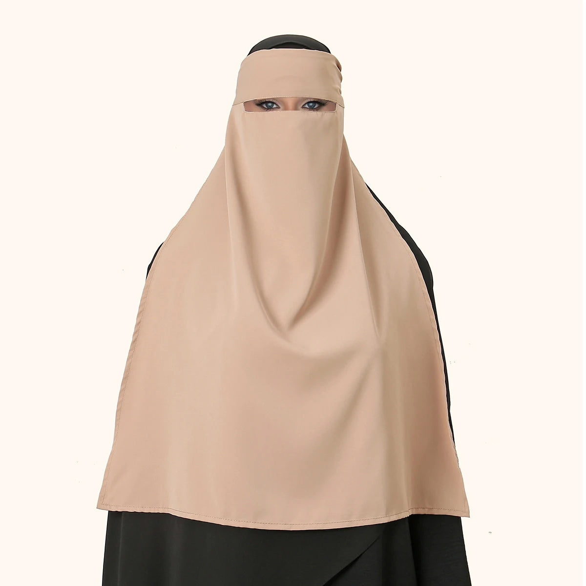 One Layer Solid Color Niqab