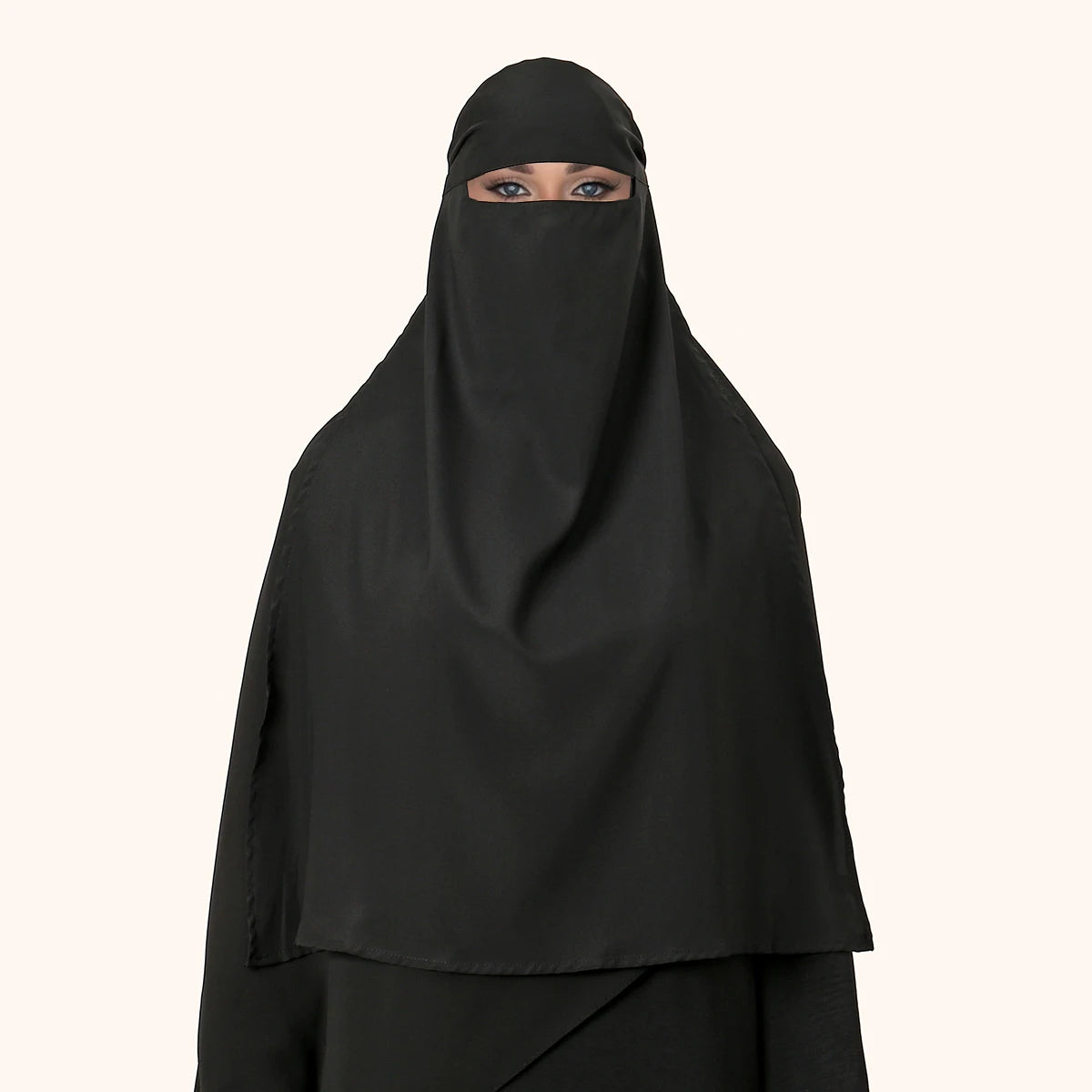 One Layer Solid Color Niqab